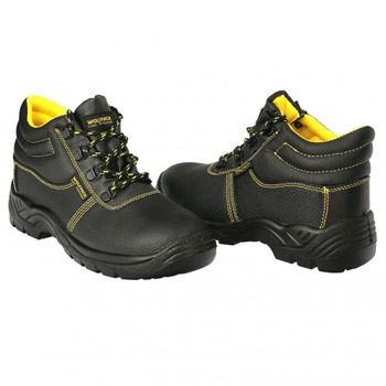 Botas Seguridad S3 Piel Negra Wolfpack Nº 40 Vestuario Laboral,calzado Seguridad, Botas Trabajo.