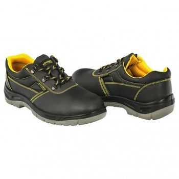 Zapatos Seguridad S3 Piel Negra Wolfpack Nº 37 Vestuario Laboral,calzado Seguridad, Botas Trabajo.