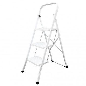 Taburete-escalera Industrial De Aluminio Plegable 3 Peldaños Sin Barandilla  Serie K-fold con Ofertas en Carrefour