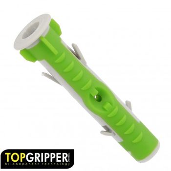 Taco Topgripper Bimaterial Ø 10 Mm. (caja 75 Unidades) Taco Anclaje Universal, Taco Hormigon, Taco Pladur, Taco Ladrillo