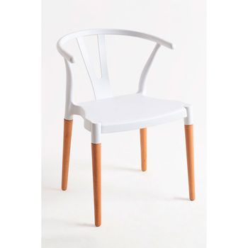 Silla Tahi De Polipropileno 73*48*39 Cm - Blanco