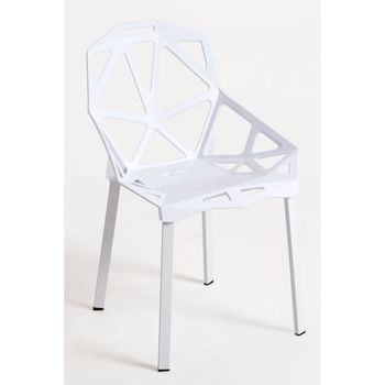 Silla Omega De Polipropileno 80*54*59 Cm - Blanco