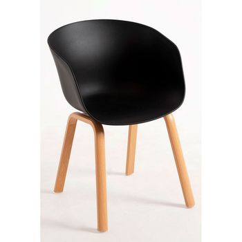 Silla Hema De Polipropileno 77*51*41 Cm - Negro