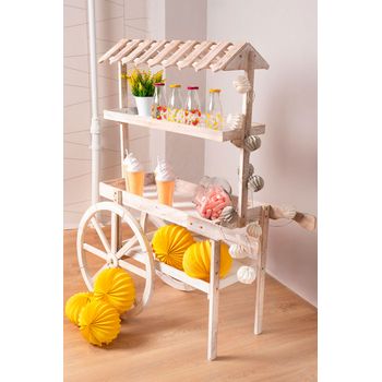 Carrito Auxiliar Plegable De Acero Abs Homcom 43x31x89 Cm-blanco con  Ofertas en Carrefour