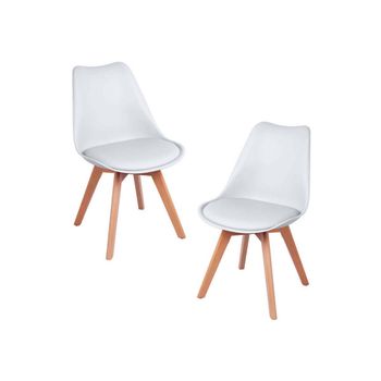 Conjunto Mesa Tower Redonda 80 Cm Blanca Y Pack 4 Sillas Synk Basic -  Blanco con Ofertas en Carrefour