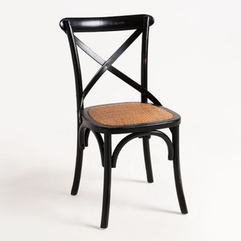 Silla Altea De Madera 87*43*45 Cm - Negro