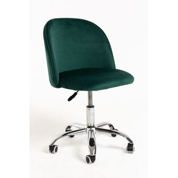 Silla Vint Terciopelo Office - Verde