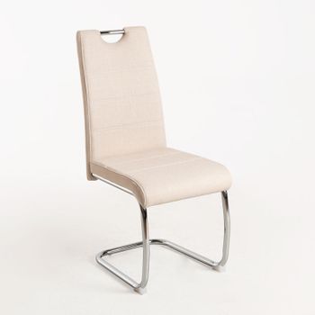 Silla Hallen Tela - Beige