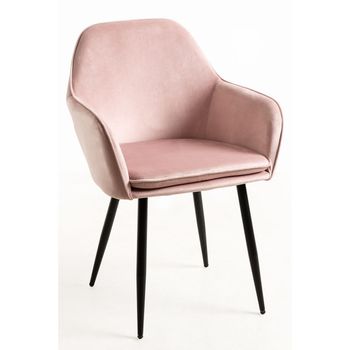 Silla Vint Terciopelo De Terciopelo 74*41.50*43 Cm - Rosa con Ofertas en  Carrefour