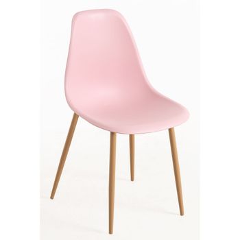 Silla Mykle De Polipropileno 85*46*38 Cm - Rosa