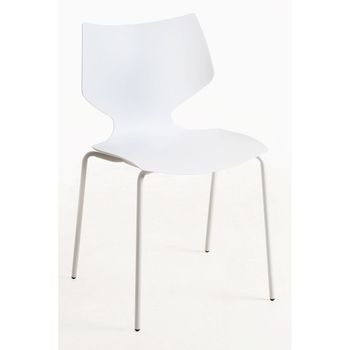 Silla Plecy De Polipropileno 78*43*40 Cm - Blanco