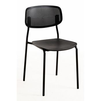 Silla Piki De Polipropileno 79*39,30*40.50 Cm - Negro