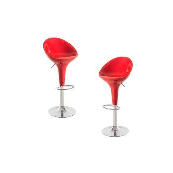 Taburete De Almacenaje Plegable 2 Uds Rojo Vino Tinto Pvc Vidaxl con  Ofertas en Carrefour