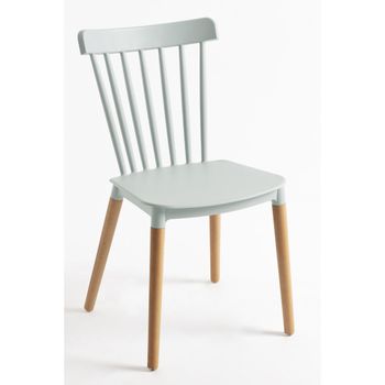 Silla Leka De Polipropileno 82*44*54 Cm - Celadón