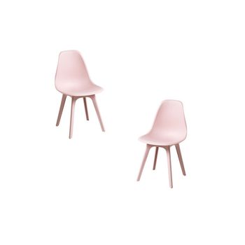 Pack 2 Sillas Kelen Suprym De Polipropileno 82*46.50*39 Cm - Rosa