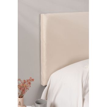 Cabecero Smooth Terciopelo Para Camas De 160 Y 150 Cm - Beige