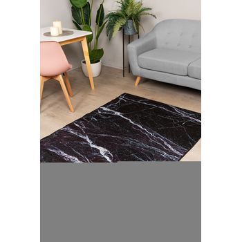 Alfombra Marmol Black - 120 X 160 Cm