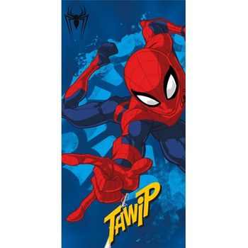 Toalla De Playa Licencia Spiderman 070x140 Cm.