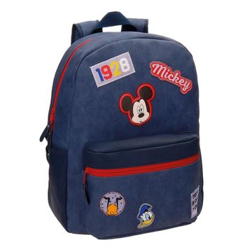 Mochila Adaptable A Carro Mickey Parches 40 Cm