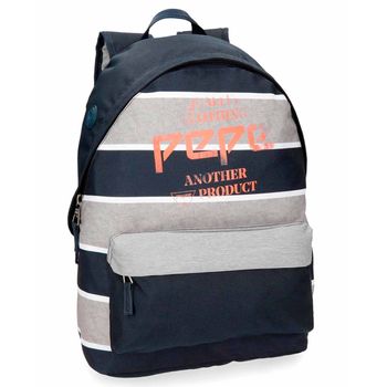 Pepe Jeans Pierre Mochila Adaptable Azul 42cm