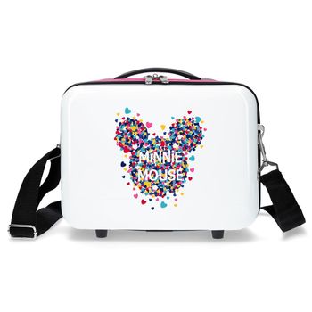 Neceser Abs Minnie Magic Corazones Adaptable A Trolley