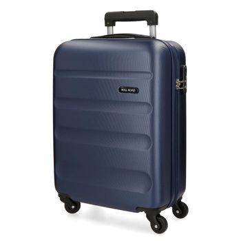 Maleta De Cabina Rígida 55cm Roll Road Flex Azul Marino