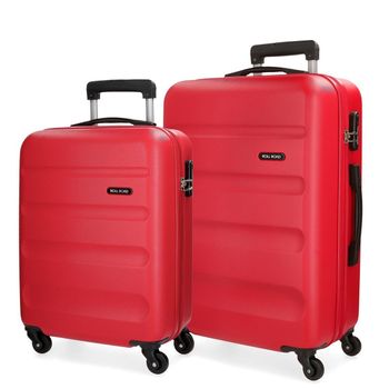 Juego Maletas Set 3 Cabina Rígidas Ruedas Tsa Trolley Rojo Gridinlux con  Ofertas en Carrefour