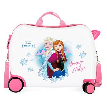 Maleta Infantil 2 Ruedas Multidireccionales Frozen Dream Of Magic