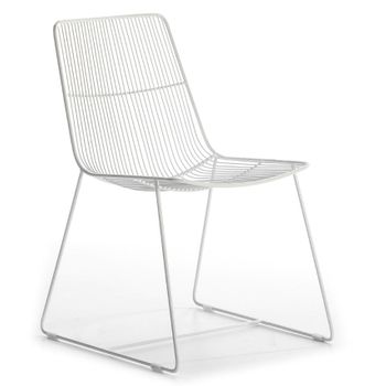 Silla Rohan De Metal Blanco H 83 Cm