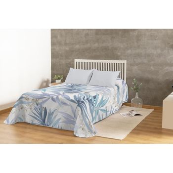 Colcha Bouti Estampada Verano Luxon Cama 135 Cm Karamelo