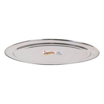 Fuente De Cocina Privilege Ovalada Plateada (50 X 34,7 Cm)