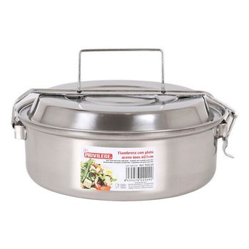 Bote Para Utensilios De Cocina Privilege Acero Inoxidable (16 X 9 X 13 Cm)  con Ofertas en Carrefour