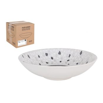 Plato Hondo Ceramica B.monaco - 21 Cm - La Mediterranea...