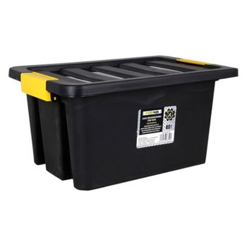 Caja De Almacenaje Con Tapa Brico 40 L Negro