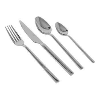 Bergner Niort Cubertería 24 Pcs Acero inoxidable Plateado