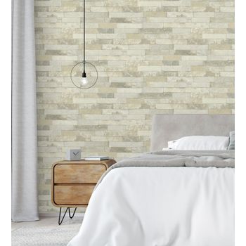 Papel Pintado Vinílico Lavable Imitación Madera Dibujo De Listones Con  Relieve - Coimbra 6017 De Gaulan - Rollo De 10 M X 0,53 M con Ofertas en  Carrefour