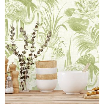 Papel Pintado Vinílico De Rayas Con Efecto Textura De Tela Tejida En  Relieve - Alexander Stripe 676430 De Gaulan - Rollo De 10 M X 1,06 M con  Ofertas en Carrefour