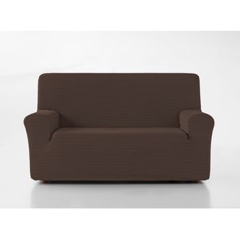 Funda De Sofa Elástica Adaptable Alba, 4 Plazas - 210 - 240 Cm. Marron  Estoralis con Ofertas en Carrefour