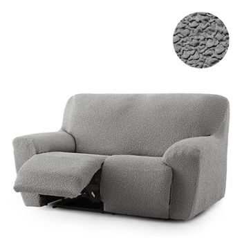 Funda De Sillon Relax Elástica Adaptable Alba, 1 Plaza - 70 - 110 Cm. Gris  Estoralis con Ofertas en Carrefour