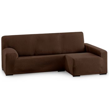 Funda De Sofá Elástica Adaptable Vipalia Montecarlo Chaise Longue Largo Derecha Marron