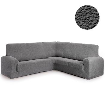 Funda Sofá Relax Bielastica Adaptable 3 Plazas (200-260 Cm) Gris Oscuro con  Ofertas en Carrefour