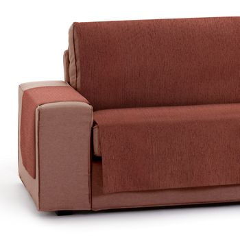 Funda De Sillon Orejero Elástica Adaptable Sara, 1 Plaza - 70 - 110 Cm.  Marron Estoralis con Ofertas en Carrefour