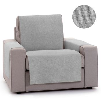 Protector Cubre Sillón  Brisa 1 Plaza / Relax  Gris  Brisa