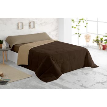 Relleno Nórdico 300gr Bicolor Reversible Cama 135/140cm 220x220cm Chocolate  / Beige Donegal Collections con Ofertas en Carrefour