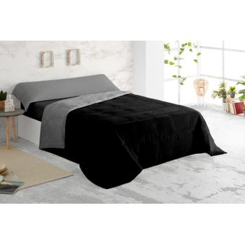 Vipalia - Edredon Relleno Nordico Cama 105 Cama Individual Tacto Pluma.  Blanco Liso 300 gr Invierno. Microfibra