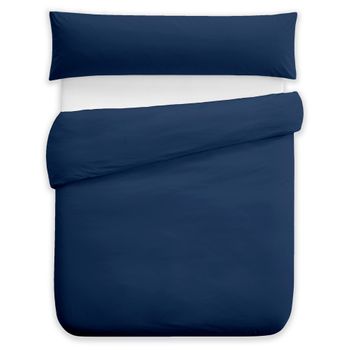 Funda Nórdica Dos Piezas (con Funda Almohada) Vipalia Cama 135 Cm Marino