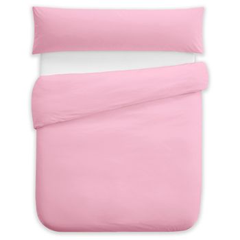 Funda Nórdica Dos Piezas (con Funda Almohada) Vipalia Cama 90 Cm Rosa Claro