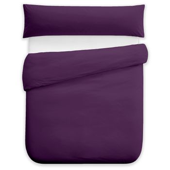 Funda Nórdica Dos Piezas (con Funda Almohada) Vipalia Cama 100/105 Cm Morado