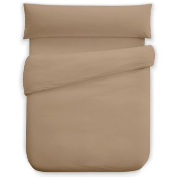 Funda Nórdica Tres Piezas (con Funda Almohada + Bajera) Vipalia Cama 100/105 Cm Beige