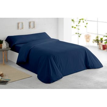 Vipalia - Juego De Sábanas De Franela 100% Algodón. Cama 180 Cm. Ramas Azul  con Ofertas en Carrefour